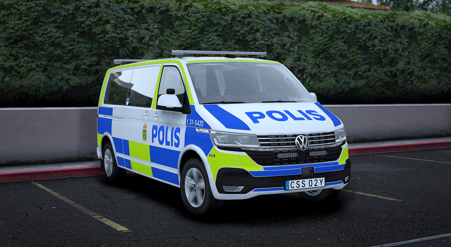 VW Caravelle T6 Polispaket