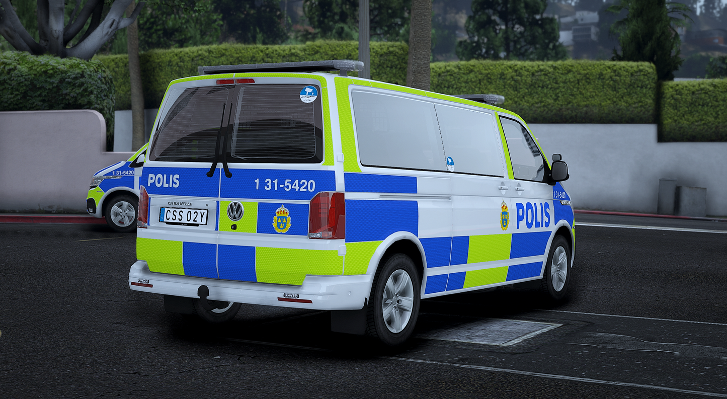 VW Caravelle T6 Polispaket