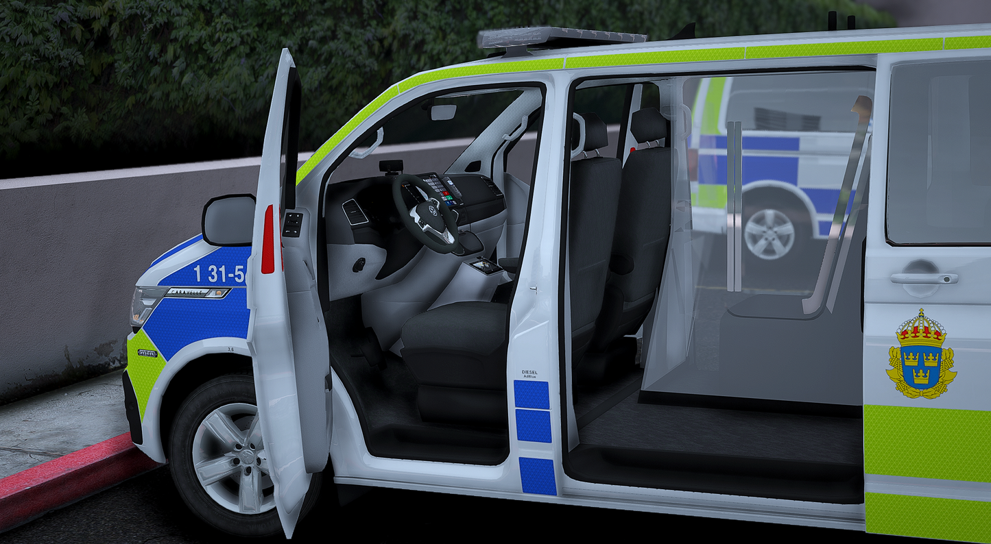 VW Caravelle T6 Polispaket
